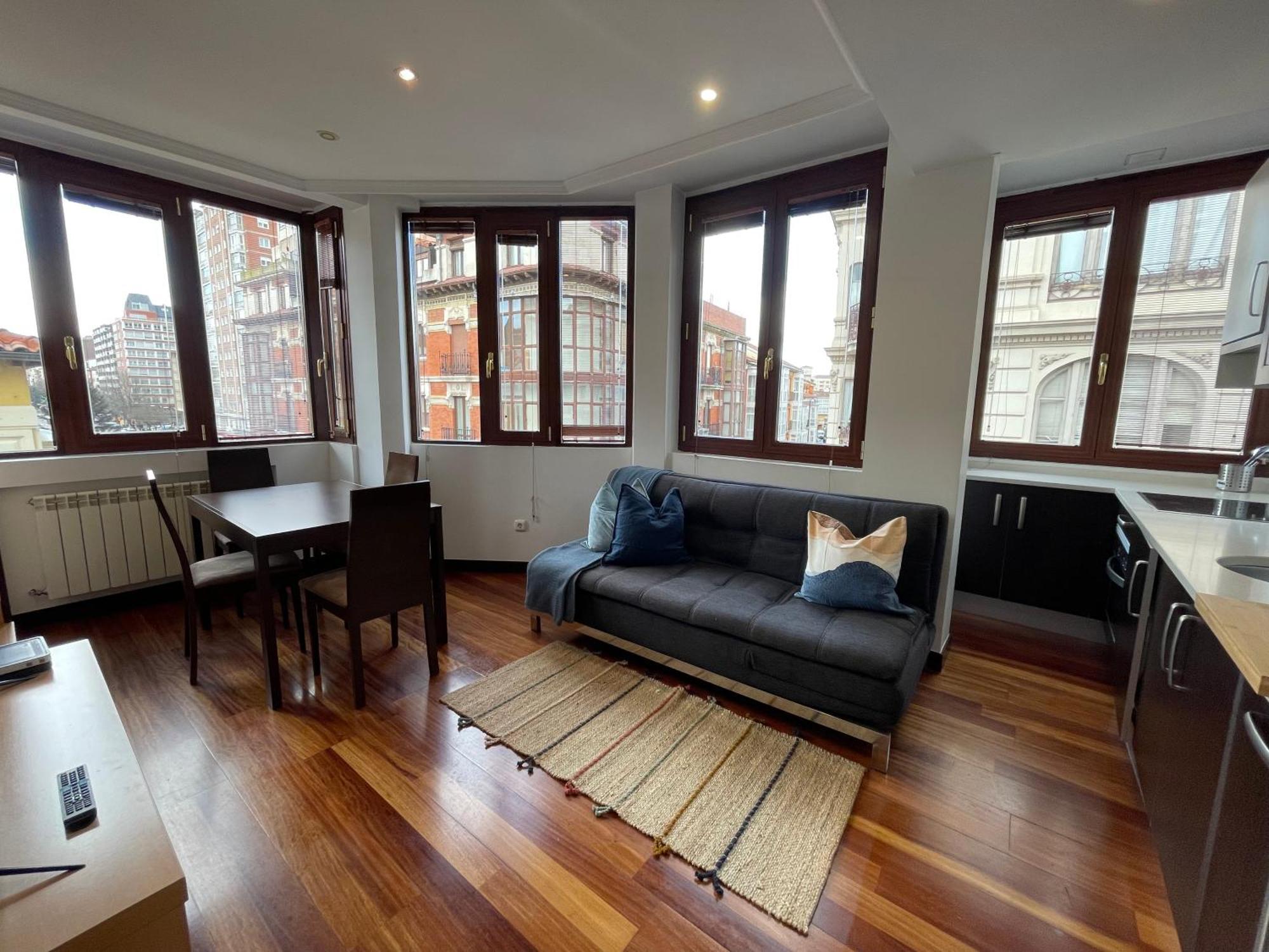 Atuaire Home Vivienda B Luminosa Parking Incluido En Plena Calle Comercial Burgo Esterno foto