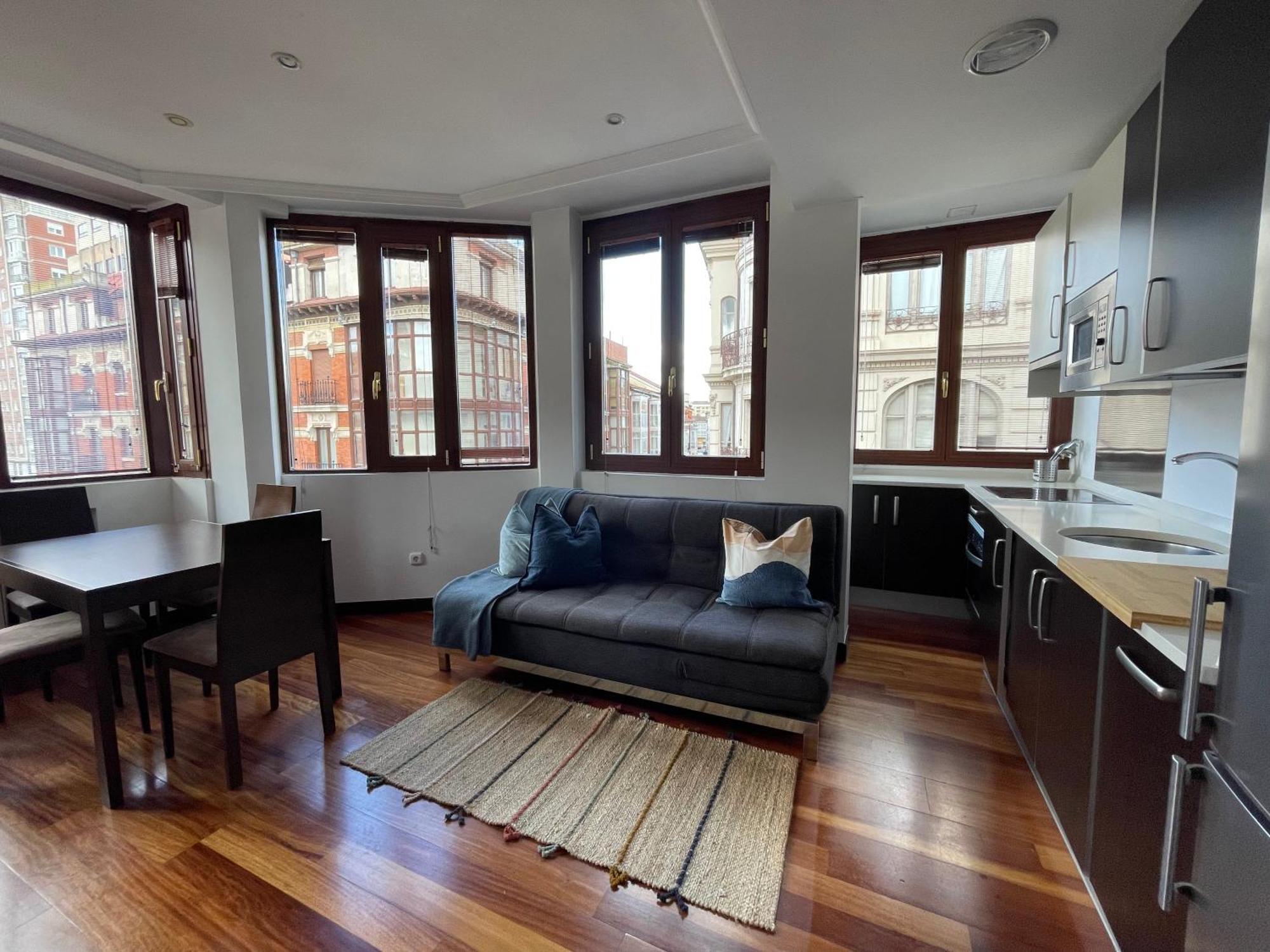 Atuaire Home Vivienda B Luminosa Parking Incluido En Plena Calle Comercial Burgo Esterno foto