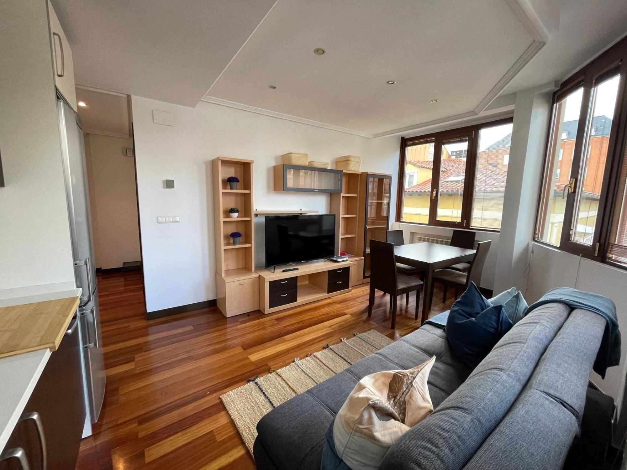 Atuaire Home Vivienda B Luminosa Parking Incluido En Plena Calle Comercial Burgo Esterno foto
